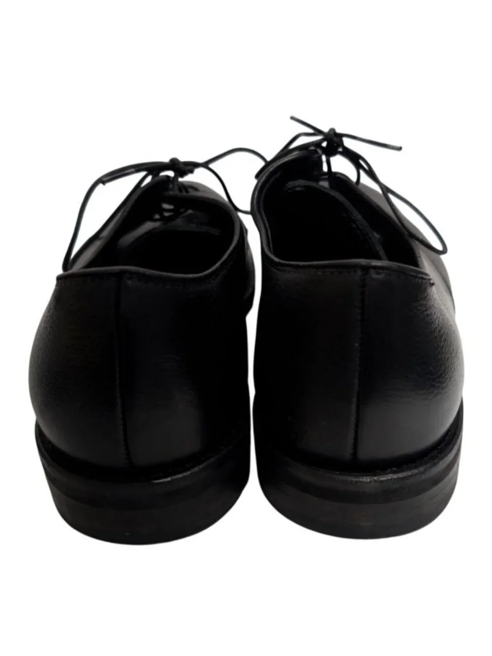Allen Edmonds Nomad 6242 Black Leather Plain Toe Blucher Dress Shoe Mens 9 D